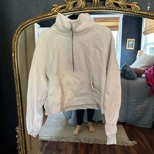 Lululemon scuba funnel neck xl/xxl in used condition. Bone